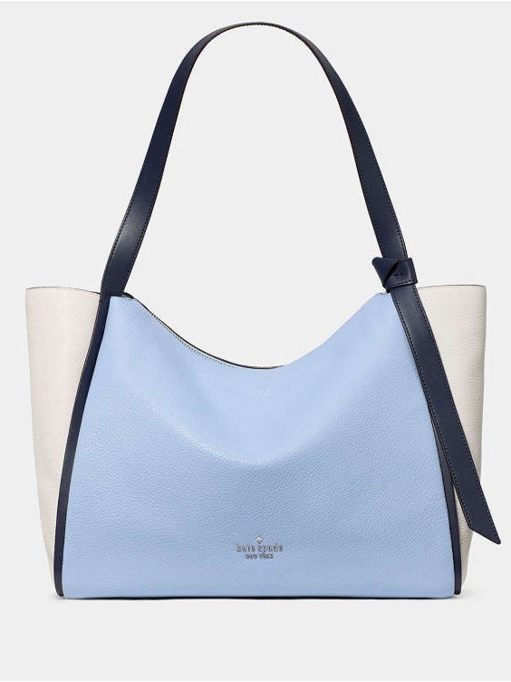 Kate Spade Knott Pebbled Leather Large Tote Bag North Star Multi